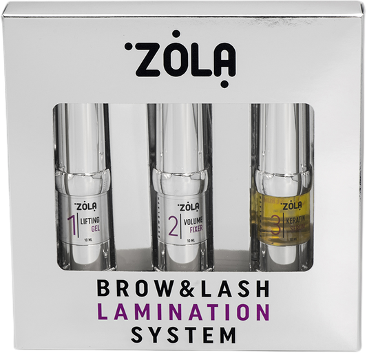 ZOLA НАБОР ДЛЯ ЛАМИНИРОВАНИЯ BROW&LASH LAMINATION SYSTEM