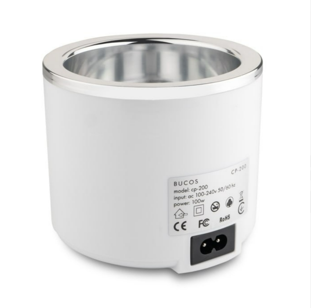 Воскоплав для банки BUCOS CP-200 100W 200мл, белый