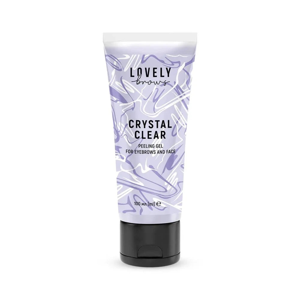 ПІЛІНГ СКАТКА ДЛЯ БРІВ І ОБЛИЧЧЯ LOVELY BROWS CRYSTAL CLEAR, 100 МЛ