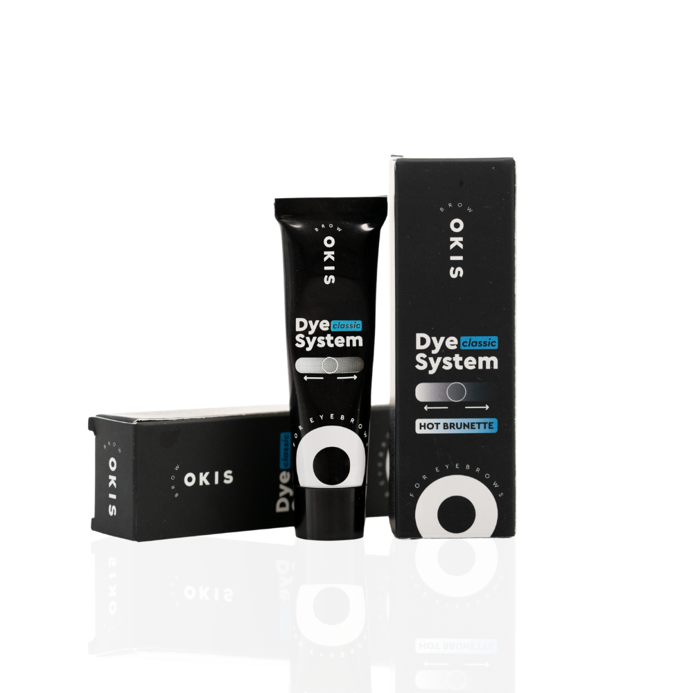 Крем-фарба для брів Hot Brunette OKIS BROW Classic Dye System 15 мл