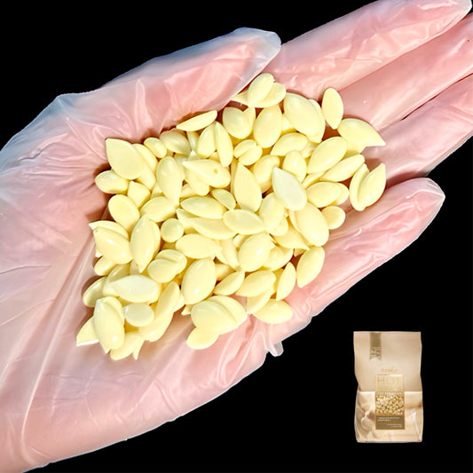 Гарячий плівковий віск в гранулах Italwax - Білий шоколад, 500 г