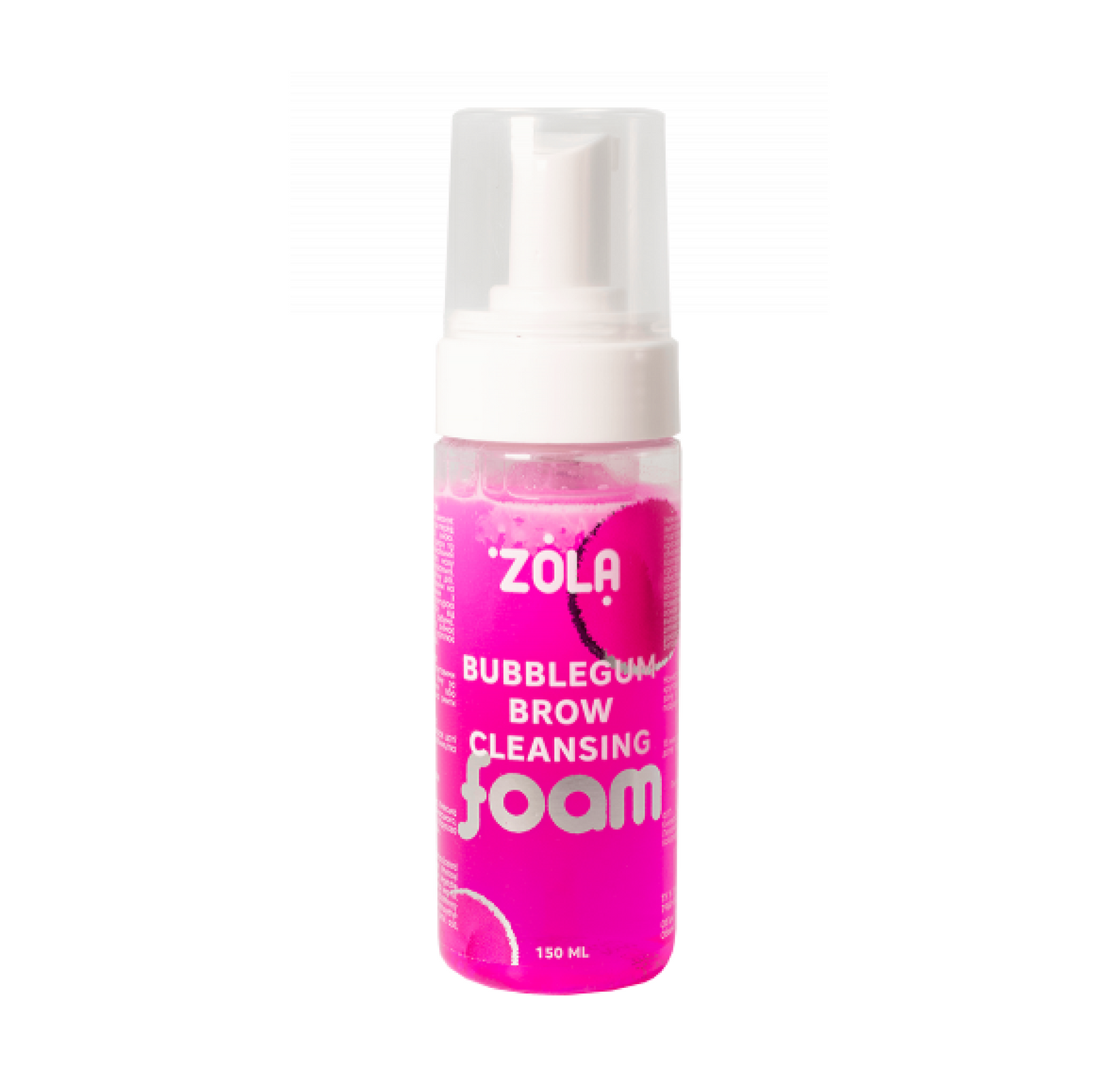 ZOLA ПЕНА ДЛЯ БРОВ ОЧИЩАЮЩАЯ РОЖЕВАЯ BUBBLEGUM BROW CLEANSING