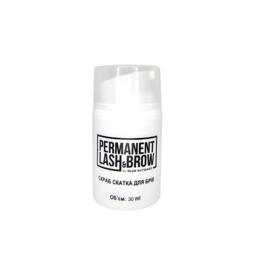 Скраб скатка для брів Permanent Lash&Brow