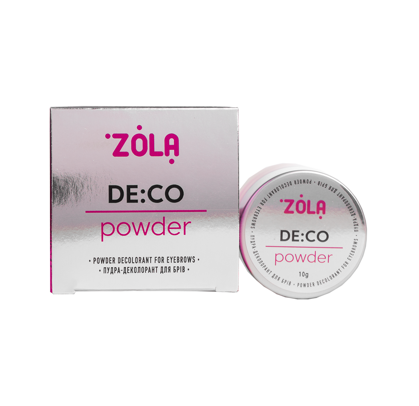 ZOLA ПУДРА-ДЕКОЛОРАНТ ДЛЯ БРОВ DE:CO POWDER