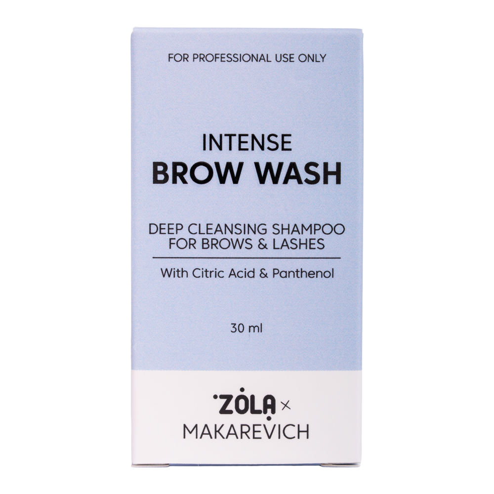 ZOLA x Makarevich Шампунь глибокої очистки для брів та вій Intense Brow Wash 30 мл.