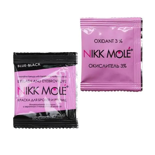 Краска Nikk Mole саше 5 гр Brown + окислитель