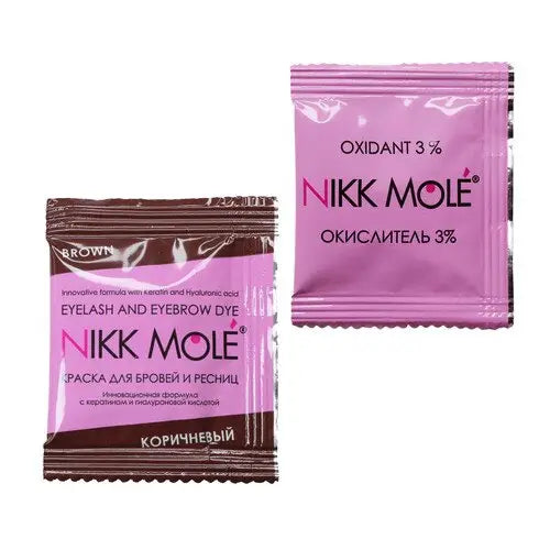 Краска Nikk Mole саше 5 гр Brown + окислитель