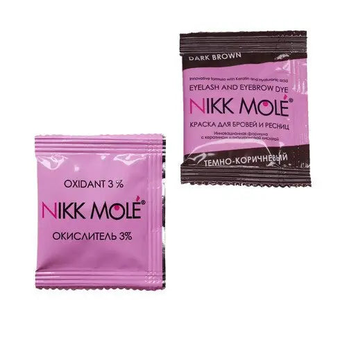 Краска Nikk Mole саше 5 гр Brown + окислитель