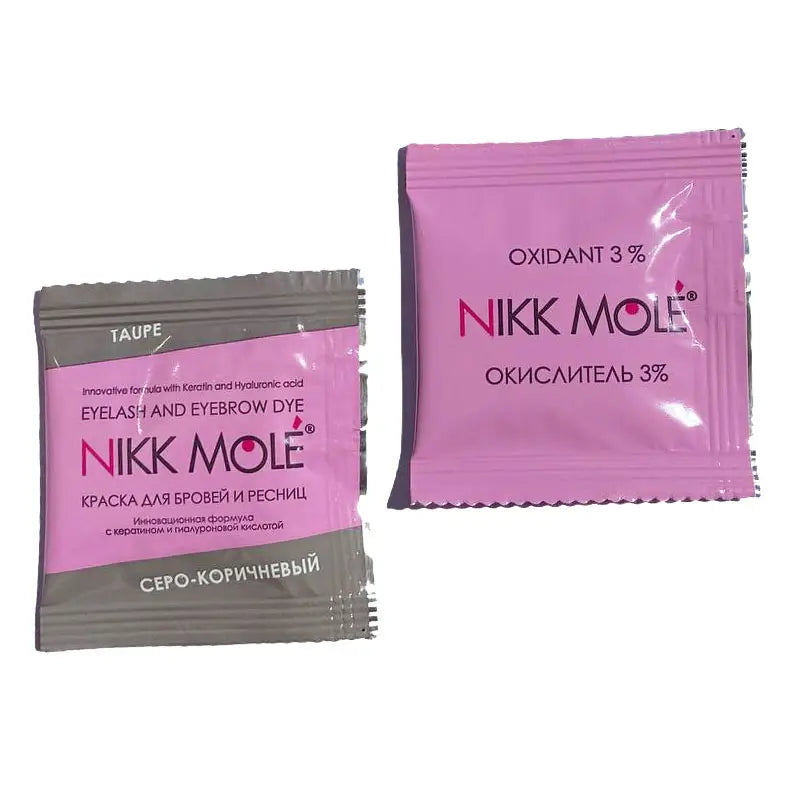 Краска Nikk Mole саше 5 гр Brown + окислитель