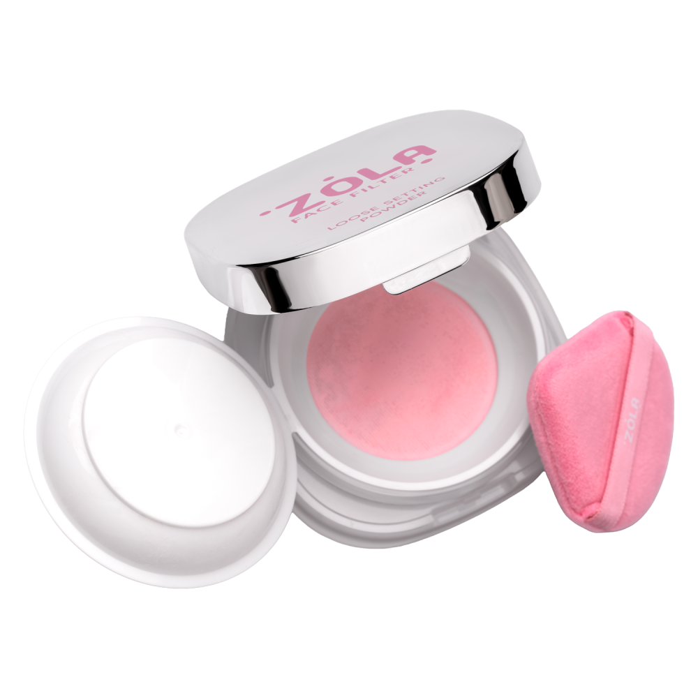 ZOLA Фіксуюча розсипна пудра Face Filter 02 Translucent Pink