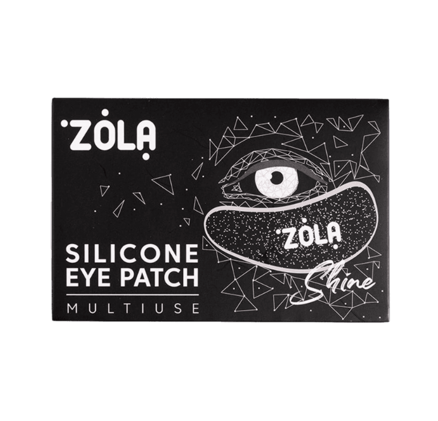 ZOLA Патчи силиконовые многоразовые для глаз (1 пара) (ЧЕРНЫЕ)