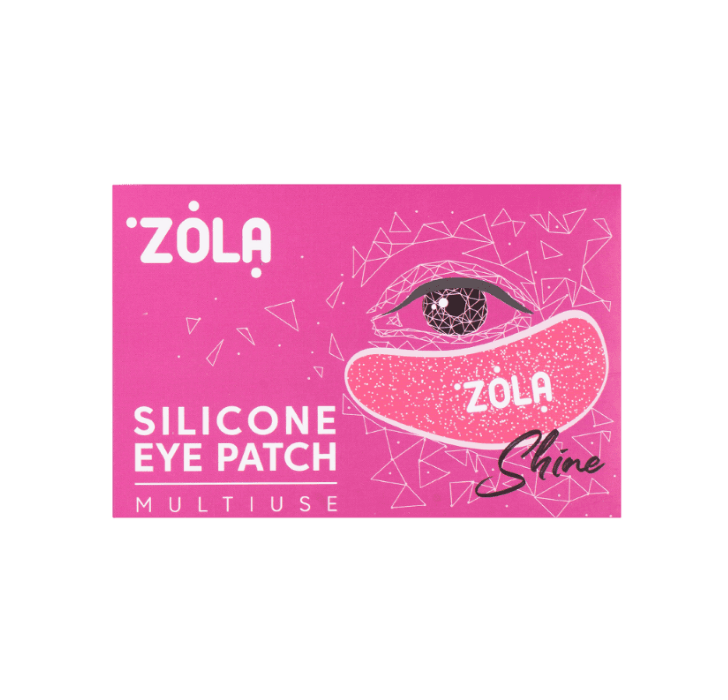 ZOLA ПАТЧИЕ СИЛИКОНОВЫЕ МНОГОРАЗОВЫЕ ДЛЯ ГЛАЗ (1 ПАРА) (МАЛИНОВЫЕ)