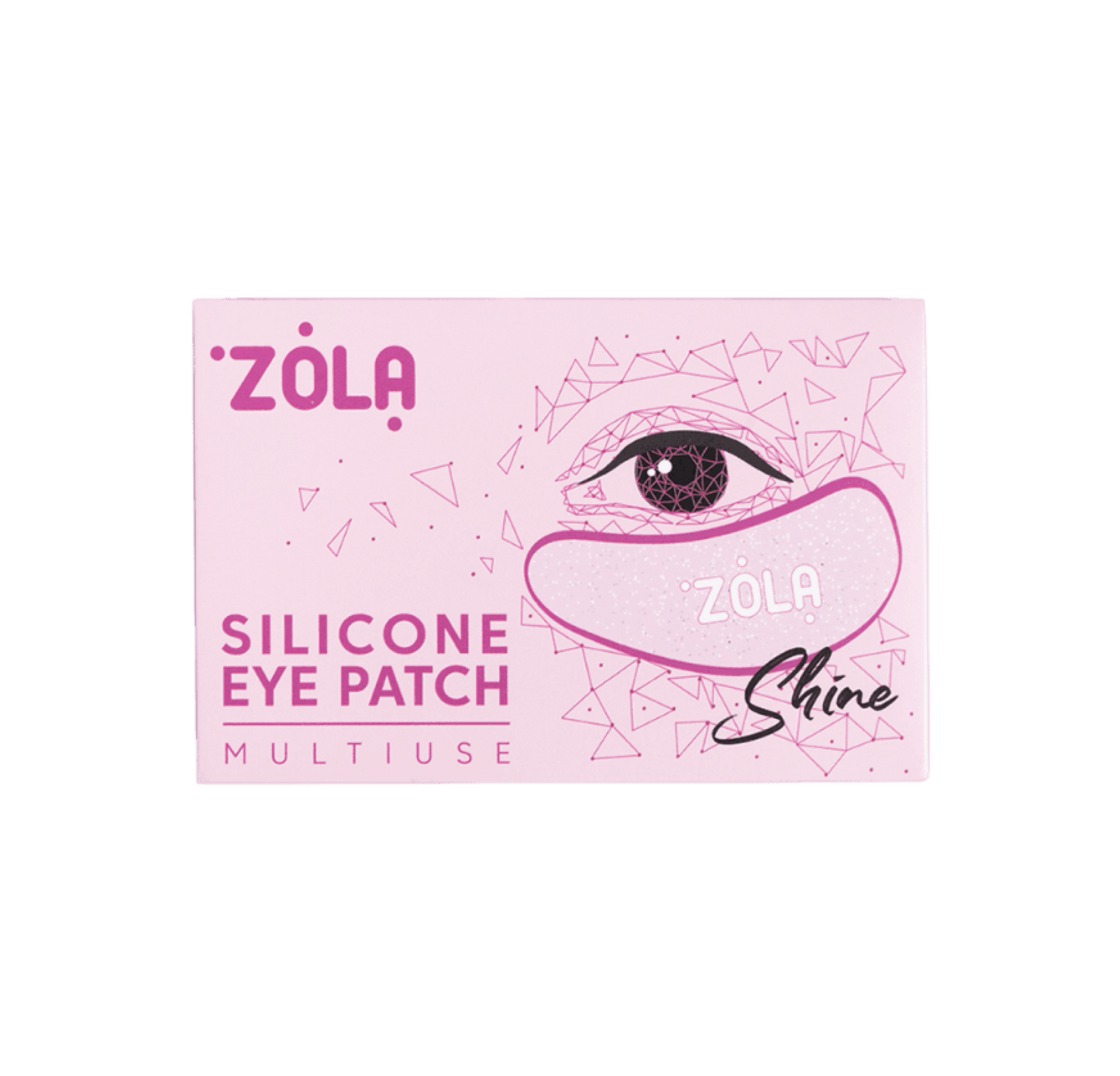 ZOLA ПАТЧИЕ СИЛИКОНОВЫЕ МНОГОРАЗОВЫЕ ДЛЯ ГЛАЗ (1 ПАРА) (РОЖЕВЫЕ)