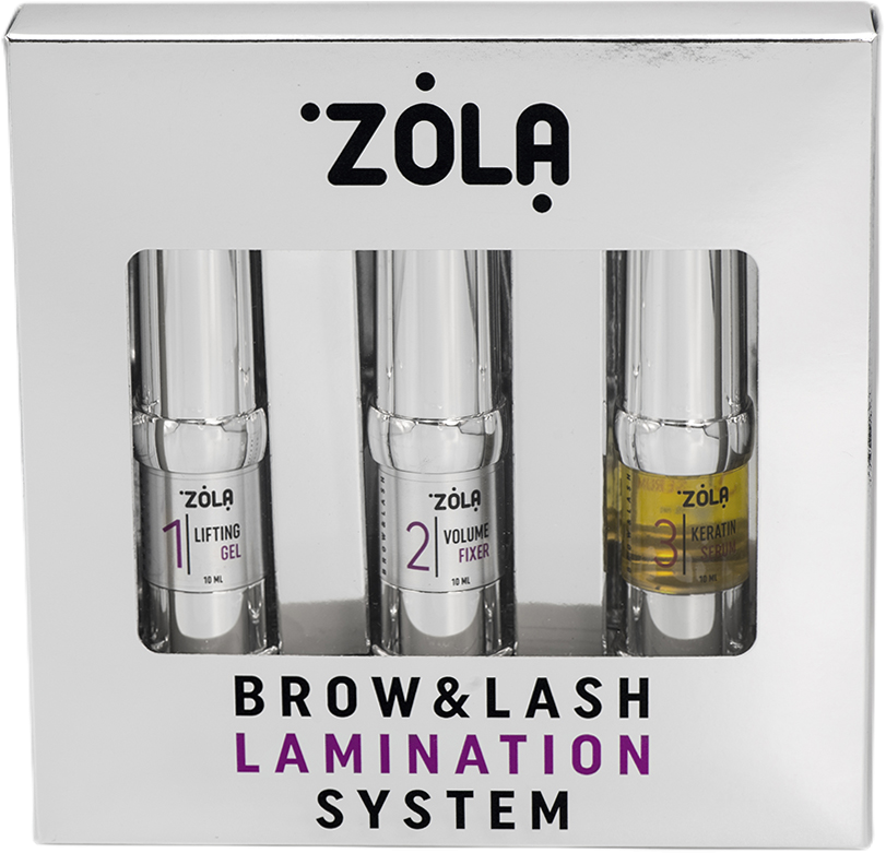 ZOLA НАБІР ДЛЯ ЛАМІНУВАННЯ BROW&LASH LAMINATION SYSTEM