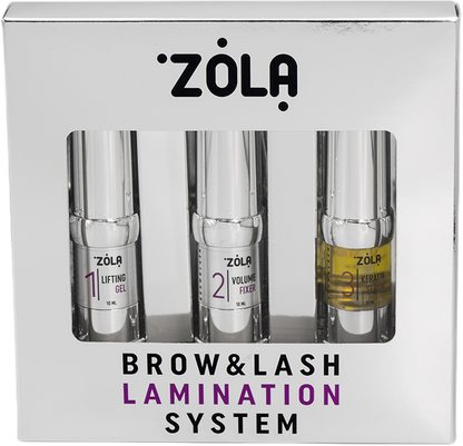 ZOLA НАБІР ДЛЯ ЛАМІНУВАННЯ BROW&LASH LAMINATION SYSTEM