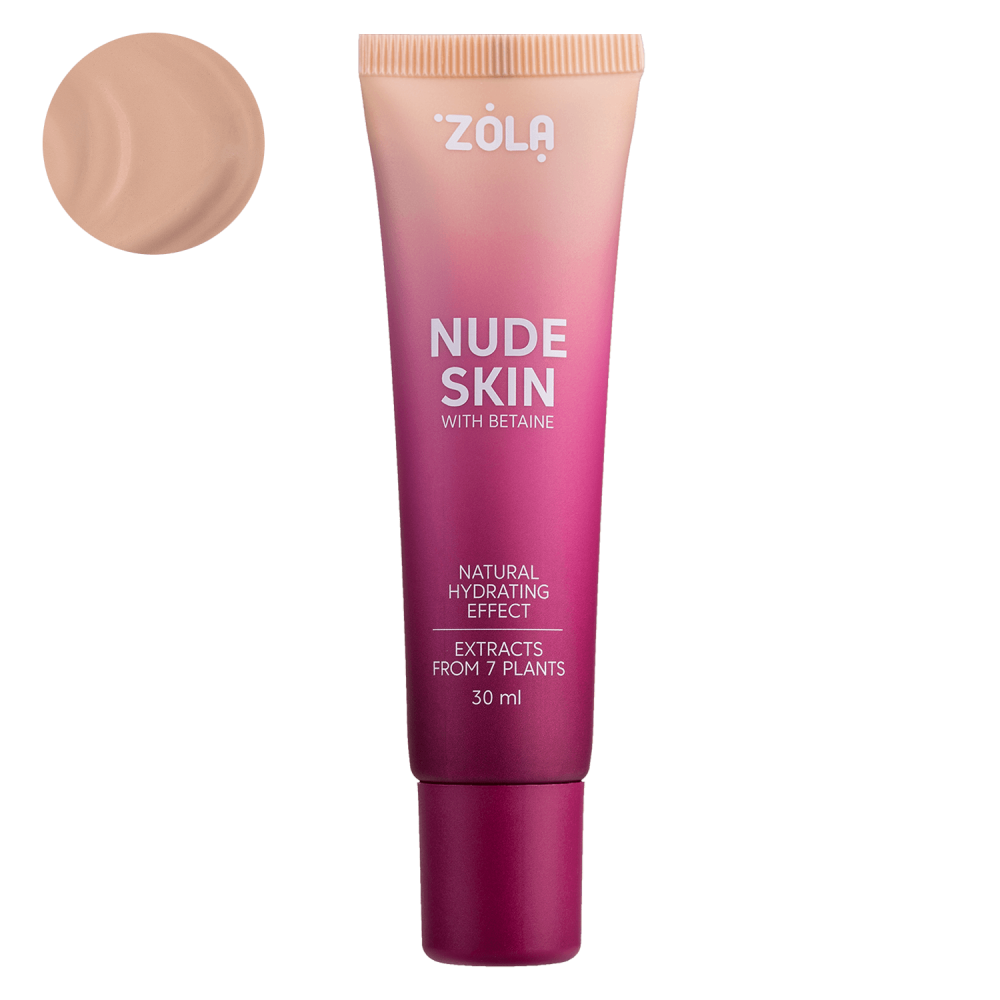 ZOLA Основа тональна NUDE SKIN 02 MEDIUM