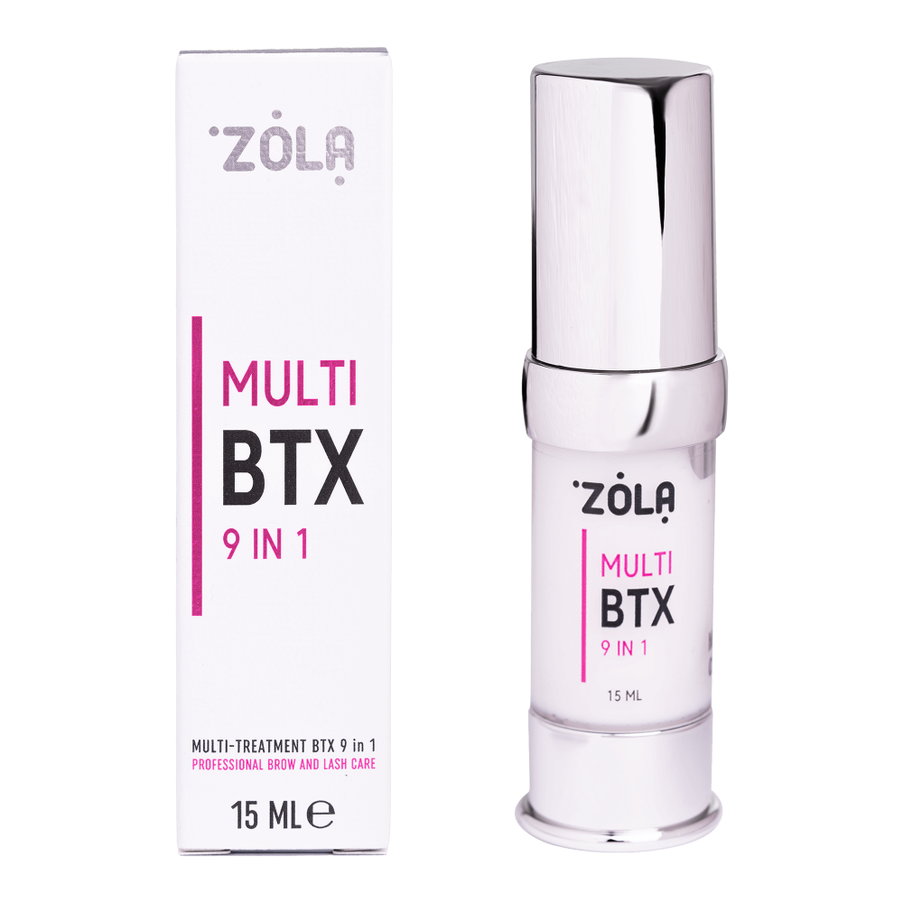 ZOLA БАГАТОФУНКЦІОНАЛЬНИЙ ПРЕМІАЛЬНИЙ ЗАСІБ ДЛЯ БРІВ ТА ВІЙ MULTI-TREATMENT BTX 9 В 1