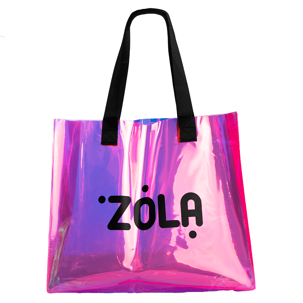 ZOLA Сумка-шоппер Рожева Голографічна