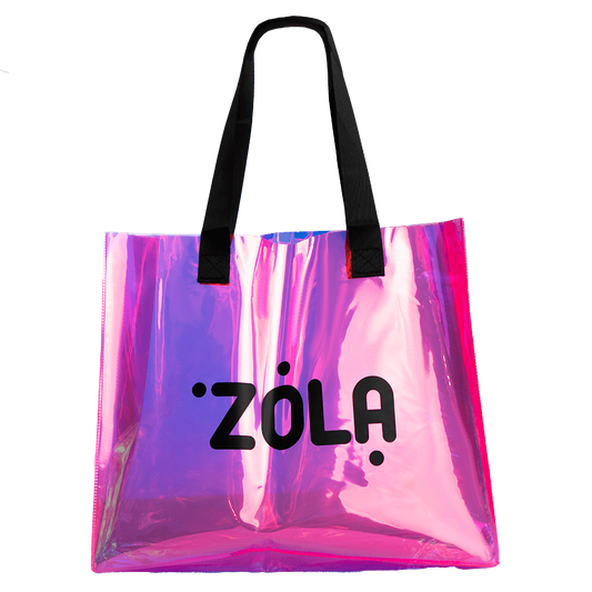 ZOLA Сумка-шоппер Рожева Голографічна