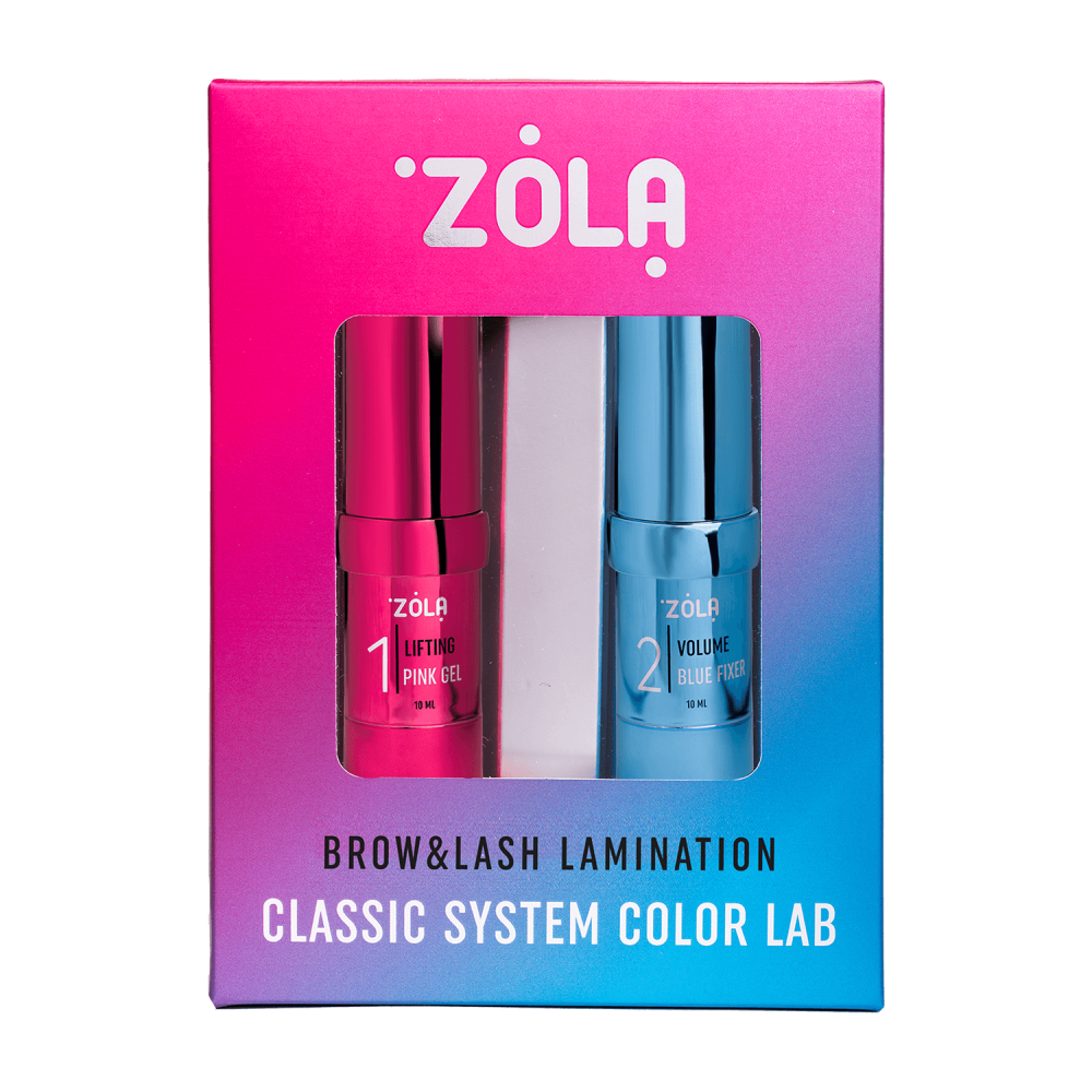 ZOLA НАБІР ДЛЯ ЛАМІНУВАННЯ BROW&LASH LAMINATION CLASSIC SYSTEM COLOR LAB