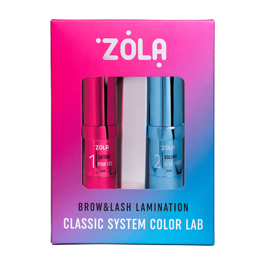 ZOLA НАБІР ДЛЯ ЛАМІНУВАННЯ BROW&LASH LAMINATION CLASSIC SYSTEM COLOR LAB