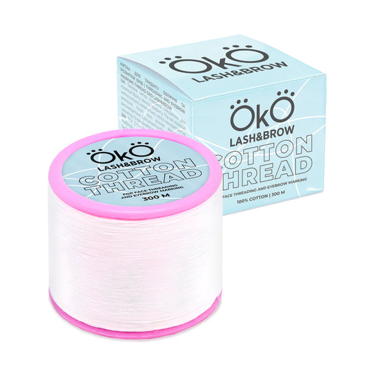 Нитка для тридінгу обличчя та розмітки брів Cotton Thread