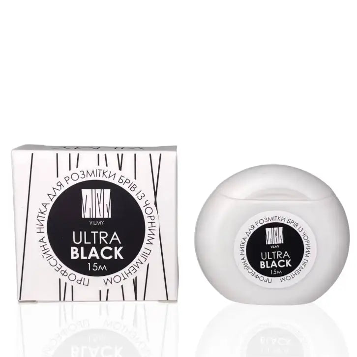 Професійна нитка для розмітки брів "VILMY" ULTRA WHITE, 15 м