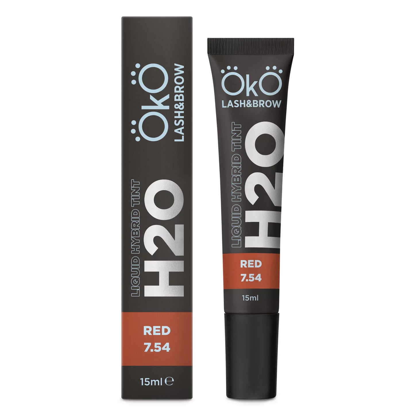 Фарба для брів та вій OKO Liquid Hybrid Tint H20, 15 мл