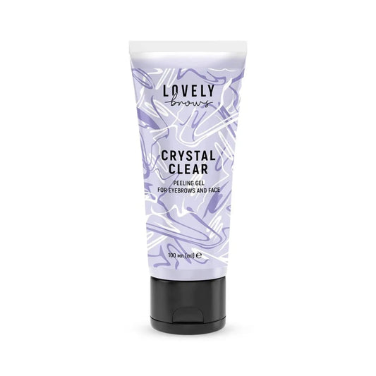 ПИЛИНГ СКАТКА ДЛЯ БРОВ И ЛИЦА LOVELY BROWS CRYSTAL CLEAR, 100 МЛ