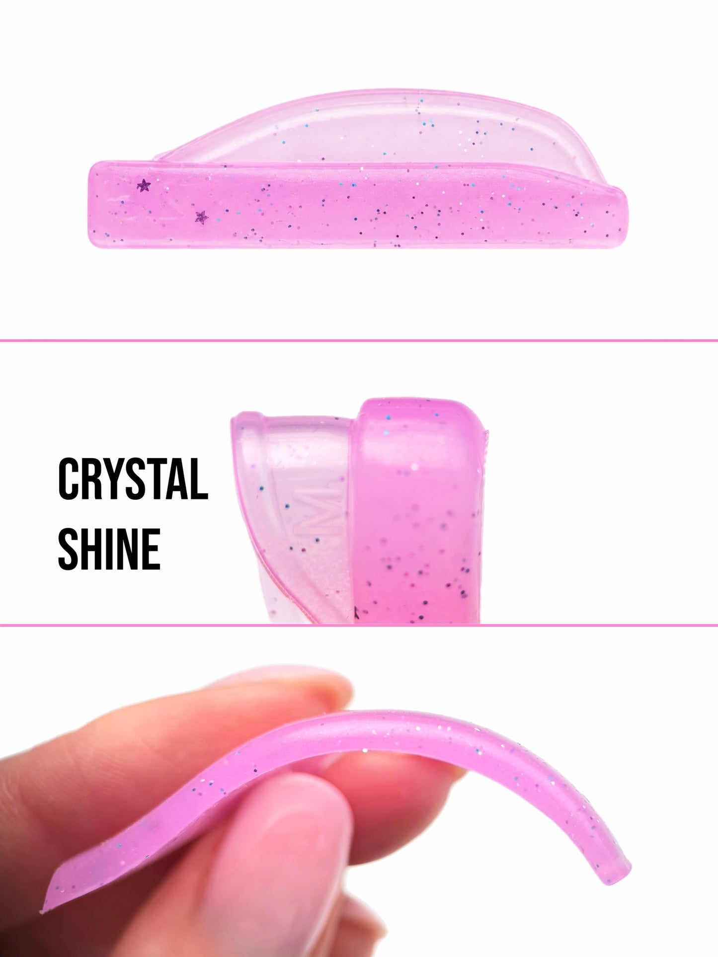Валики для ламінування вій, Shine Pink (8 пар)