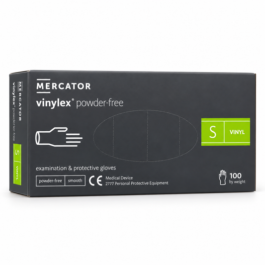 Рукавички вінілові, прозорі Mercator Medical, 100 шт