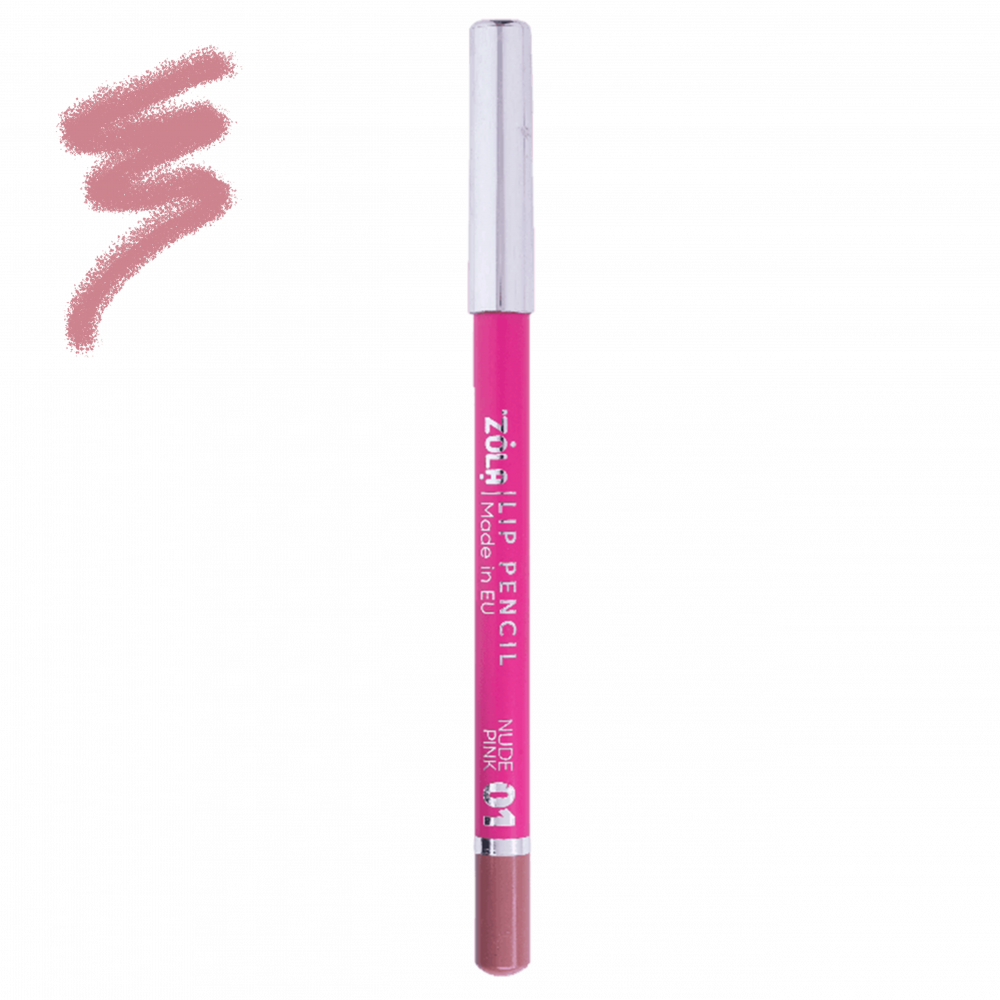 ZOLA Олівець для губ Lip Pencil 01 Nude Pink