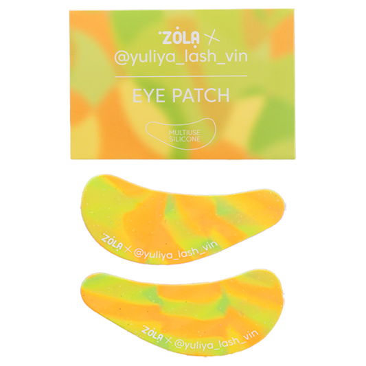 ZOLA x Yuliya Lash Vin Багатофункціональні силіконові патчі Зелено-помаранчеві