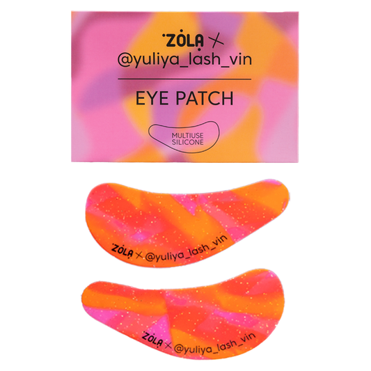 ZOLA x Yuliya Lash Vin Багатофункціональні силіконові патчі Рожево-помаранчеві