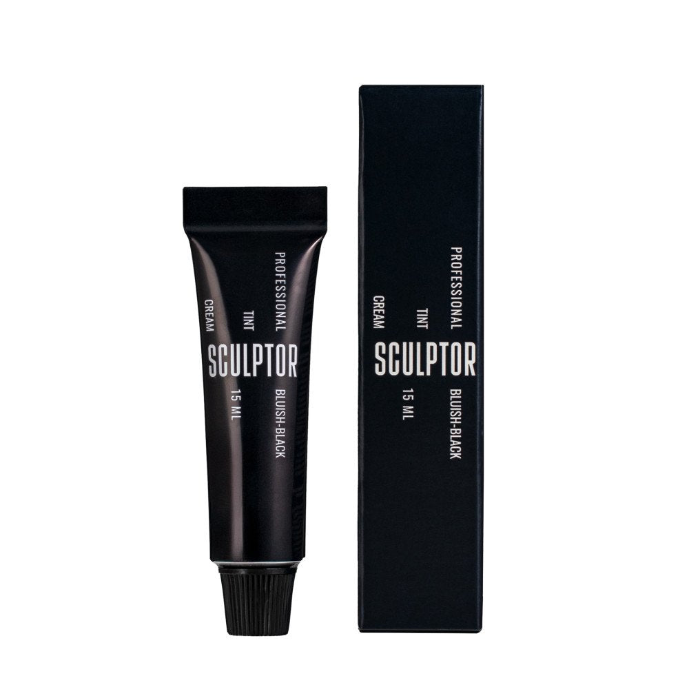 Фарба для вій, EYELASH TINT Bluish-Black 15 ml, SCULPTOR