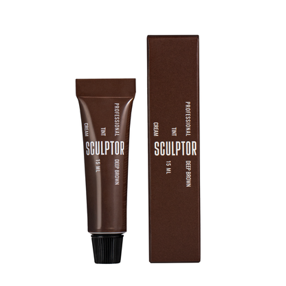 Фарба для вій, EYELASH TINT Brown 15 ml, SCULPTOR