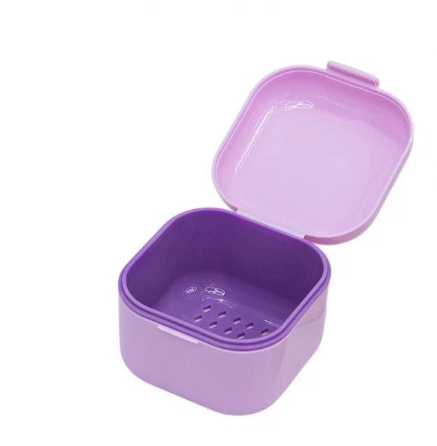 Контейнер для стерилізації та замочування інструментів квадратний - фіолетовий