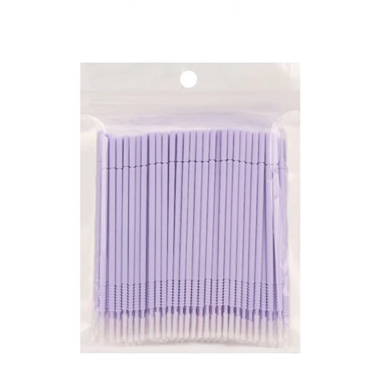 Мікробраші подовжені в пакеті long head - ніжно-фіолетові, 100 шт.