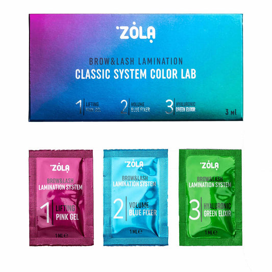 ZOLA Color Lab Набір для ламінування у саше (3 х 1 мл)