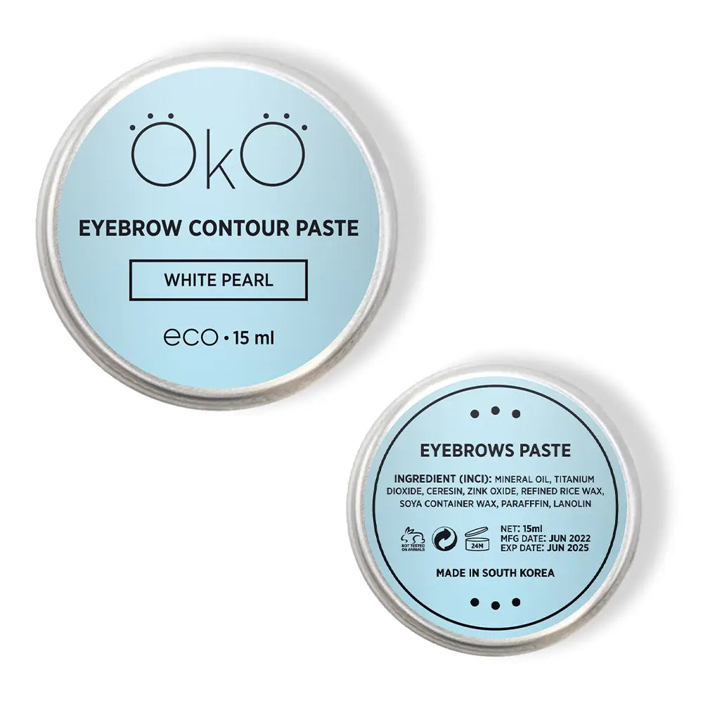 OKO Паста для брів Eyebrow Contour Paste White Pearl, 15 мл