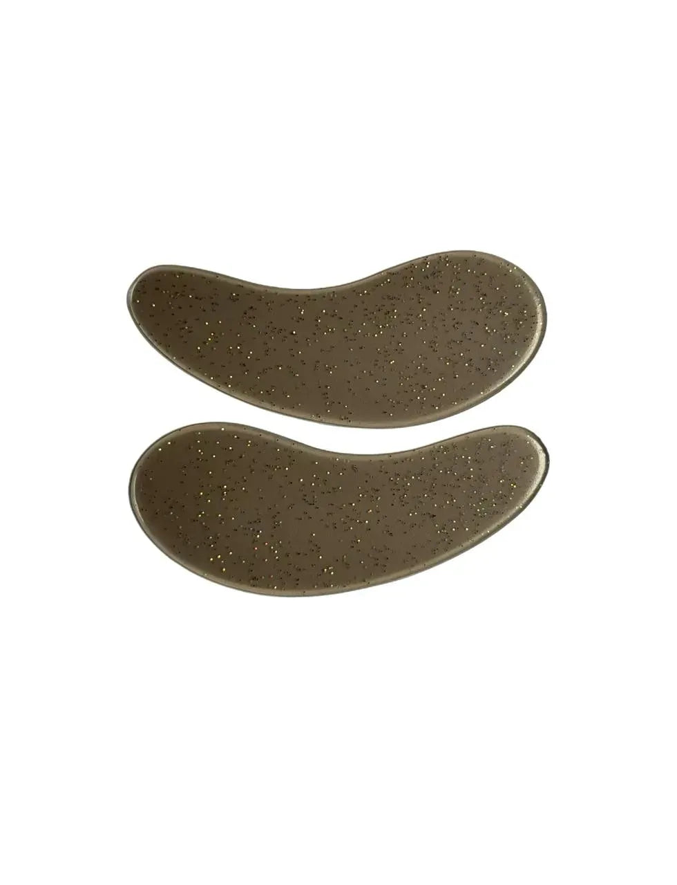 Патчі силіконові багаторазові Flexi, прозоро-чорні з блискітками