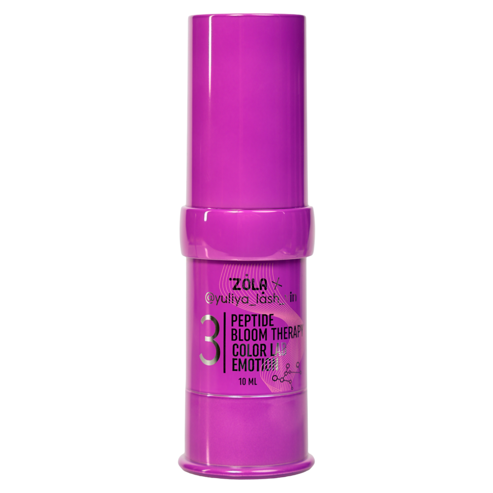 ZOLA x Yuliya Lash Vin COLOR LAB EMOTION Склад для ламінування 03 PEPTIDE BLOOM THERAPY 10 мл