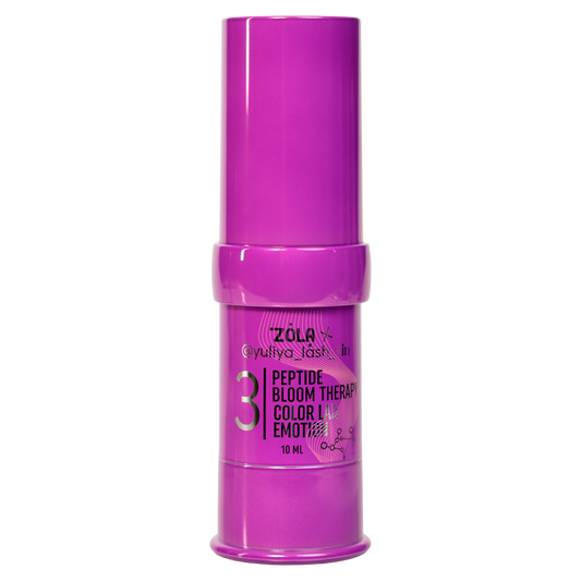 ZOLA x Yuliya Lash Vin COLOR LAB EMOTION Склад для ламінування 03 PEPTIDE BLOOM THERAPY 10 мл