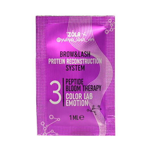 ZOLA x Yuliya Lash Vin COLOR LAB EMOTION Склад для ламінування в саше 03 PEPTIDE BLOOM THERAPY (3 х 1 мл)