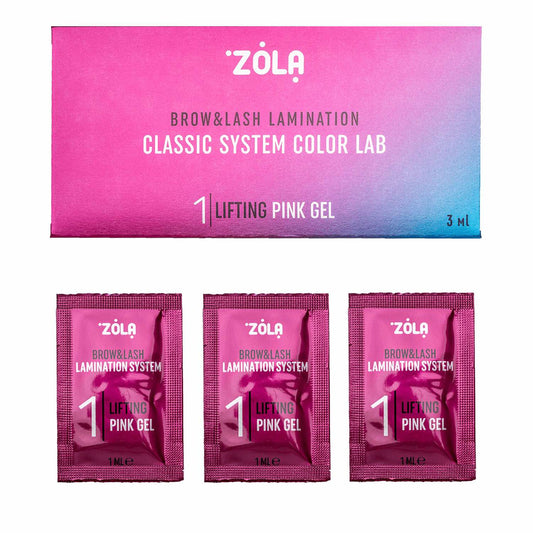 ZOLA Color Lab Набір у саше 01 Lifting Pink Gel (3 х 1 мл)