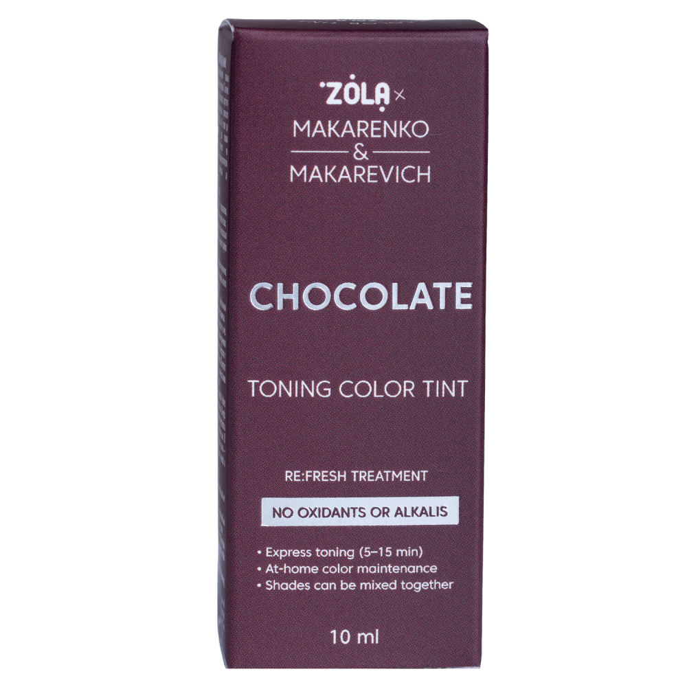 ZOLA x Makarenko x Makarevich Тонуюча фарба Toning Color Tint Chocolate 10 мл.