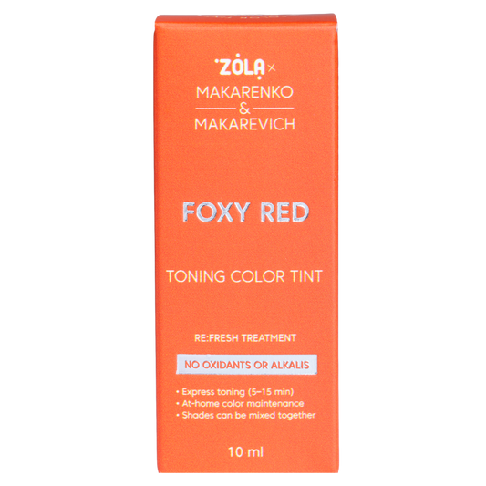ZOLA x Makarenko x Makarevich Тонуюча фарба Toning Color Tint Foxy Red 10 мл.
