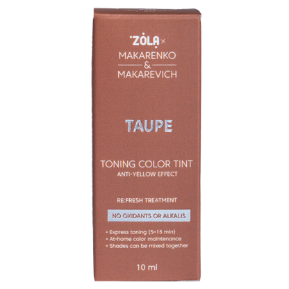 ZOLA x Makarenko x Makarevich Тонуюча фарба Toning Color Tint Taupe 10 мл.