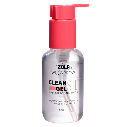 ZOLA x WowBrow Засіб для очищення валиків для ламінації вій CLEAN SIL GEL 100 мл