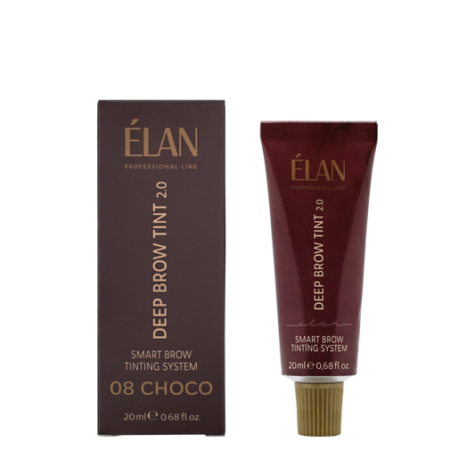 Фарба для брів Elan Deep Brow Tint 2.0 №08 Choco natural brown 20 мл